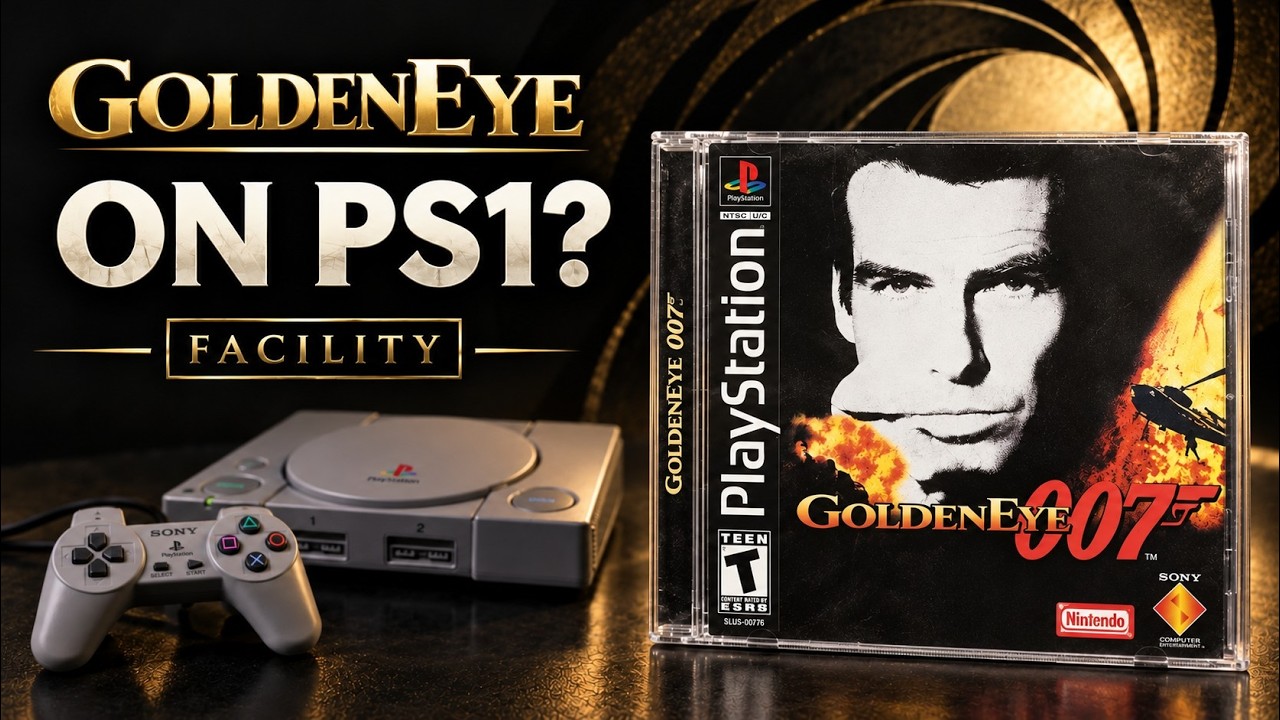 GoldenEye 007 Facility gameplay on PlayStation
