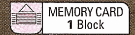 Memory Card, 1 block